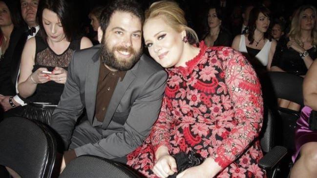 Penny Adkins's daughter, Adele with her husband.